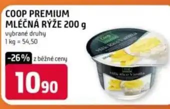Terno COOP Premium mléčná rýže nabídka