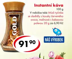 CBA Instantní káva nabídka