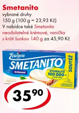 CBA Smetanito nabídka