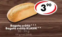 CBA Bageta světlá Bageta světlá Klasik nabídka