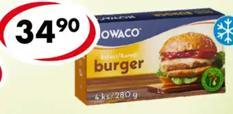CBA NOWACO Kuřecí burger nabídka