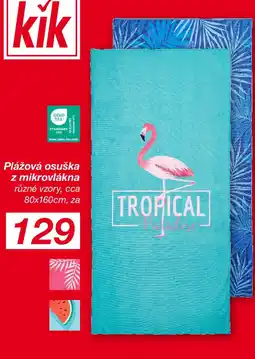 Kik Plážová osuška z mikrovlákna nabídka
