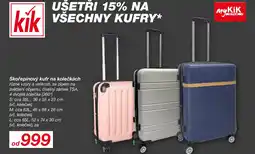 Kik Skořepinový kufr na kolečkách nabídka