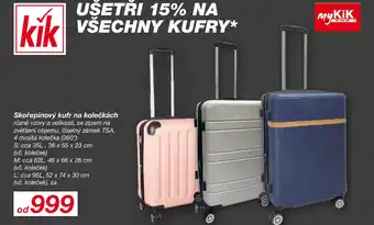 Kik Skořepinový kufr na kolečkách nabídka