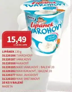 Kubík potraviny MADETA Lipánek nabídka