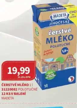 Kubík potraviny MADETA Čerstvé mléko nabídka