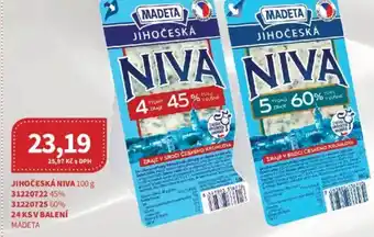 Kubík potraviny MADETA Jihočeská Niva nabídka