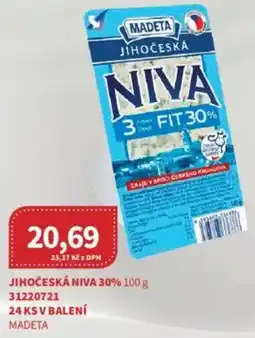 Kubík potraviny MADETA Jihočeská Niva 30% nabídka