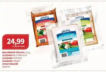 Kubík potraviny MADETA Balkánský sýr 43% nabídka