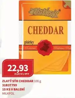 Kubík potraviny Zlatý sýr cheddar nabídka