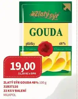 Kubík potraviny Zlatý sýr gouda 48% nabídka