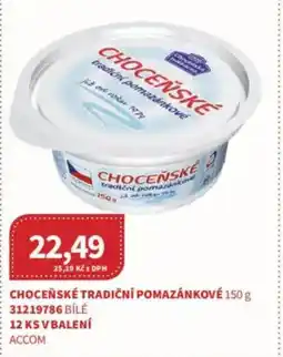 Kubík potraviny Choceňské tradiční Pomazánkové nabídka