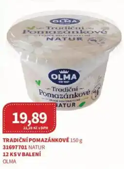 Kubík potraviny OLMA Tradiční pomazánkové nabídka