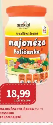 Kubík potraviny AGRICOL Majonéza Poličanka nabídka