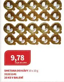 Kubík potraviny Smetana do kávy nabídka