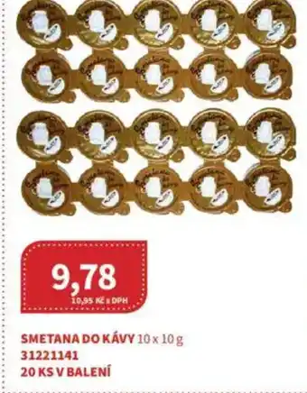 Kubík potraviny Smetana do kávy nabídka