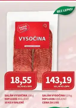 Kubík potraviny Salám vysočina nabídka