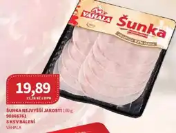 Kubík potraviny VÁHALA Šunka nejvyšší jakosti nabídka