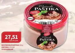 Kubík potraviny Mistrovská paštika nabídka