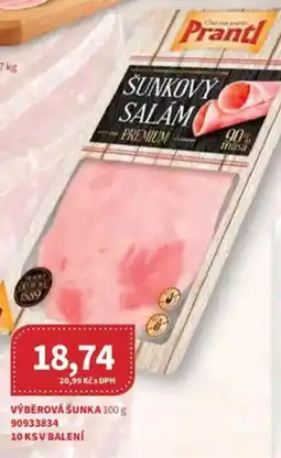Kubík potraviny Výběrová šunka nabídka