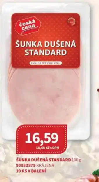 Kubík potraviny Šunka dušená standard nabídka