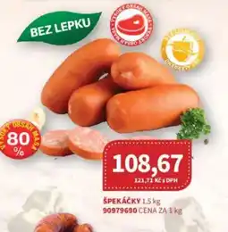 Kubík potraviny Špekáčky nabídka