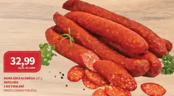 Kubík potraviny Dunajská klobása nabídka