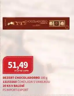 Kubík potraviny Dezert Chocoladorro nabídka
