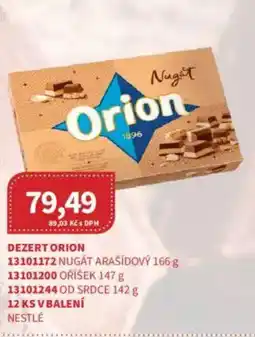 Kubík potraviny Dezert Orion nabídka