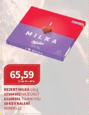 Kubík potraviny Dezert Milka nabídka