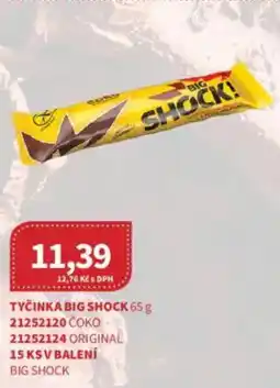 Kubík potraviny Tyčinka Big Shock nabídka