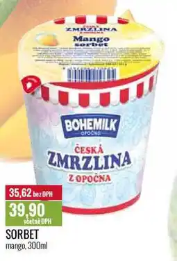 Ratio SORBET mango, 300ml nabídka
