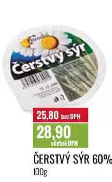 Ratio ČERSTVÝ SÝR 60% 100g nabídka