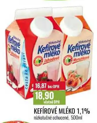 Ratio KEFÍROVÉ MLÉKO 1,1% 500ml nabídka