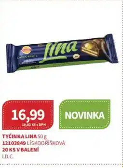 Kubík potraviny Tyčinka Lina nabídka