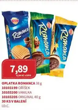 Kubík potraviny Oplatka Romanca nabídka