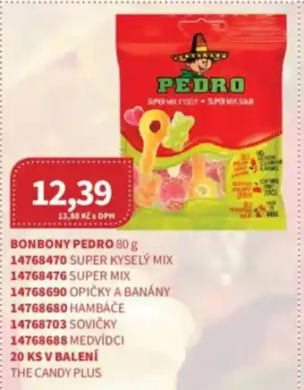 Kubík potraviny Bonbony Pedro nabídka