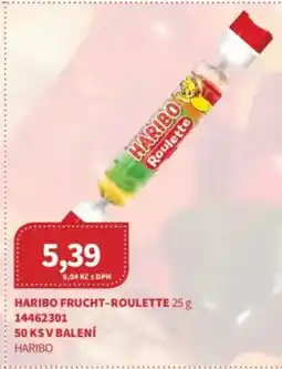 Kubík potraviny HARIBO Frucht-roulette nabídka