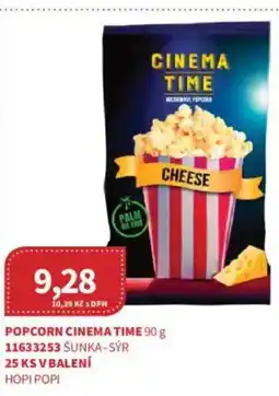 Kubík potraviny Popcorn Cinema time nabídka