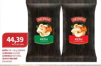 Kubík potraviny DR.ENSA Kešu nabídka