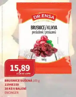 Kubík potraviny DR.ENSA Brusnice sušená nabídka