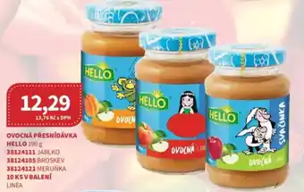 Kubík potraviny HELLO Ovocná přesnídávka nabídka