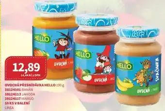 Kubík potraviny HELLO Ovocná přesnídávka nabídka