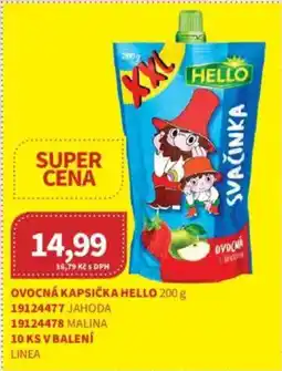 Kubík potraviny HELLO Ovocná kapsička nabídka