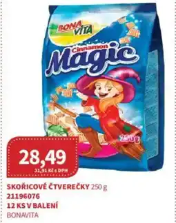 Kubík potraviny BONAVITA Skořicové čtverečky nabídka