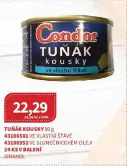 Kubík potraviny Tuňák kousky nabídka