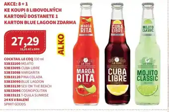 Kubík potraviny Cocktail Le coq nabídka