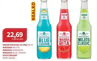 Kubík potraviny Virgin cocktail Le coq nabídka