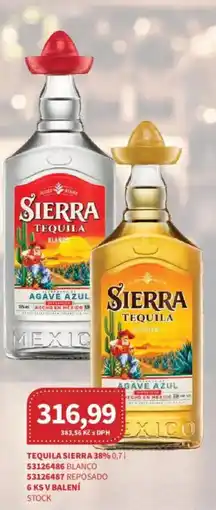 Kubík potraviny Tequila Sierra 38% nabídka
