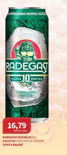 Kubík potraviny Radegast Rázná 10 nabídka